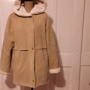 Suede / leather coat